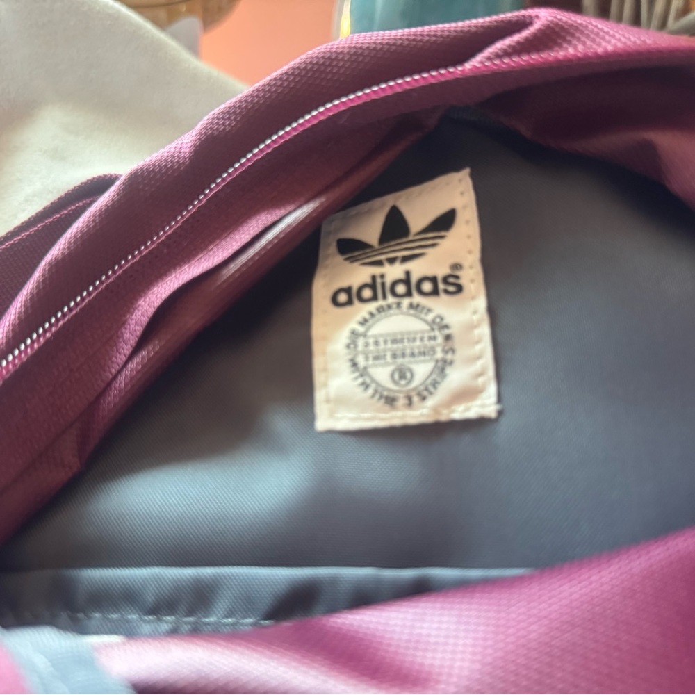 Adidas Burgundy Mini Backpack - Picture 4 of 7